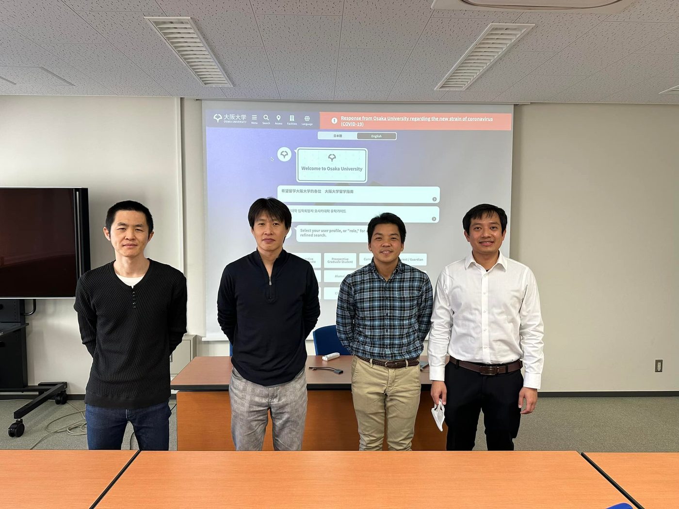 Visit to Osaka University