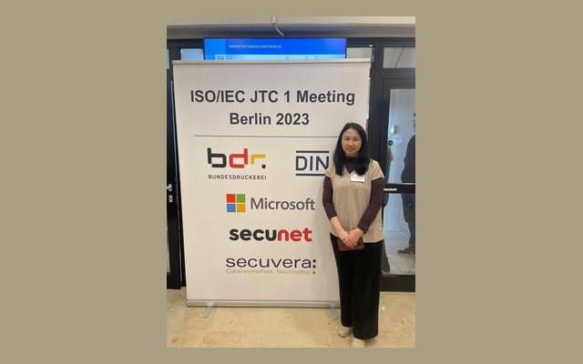 Thanwadee Sunetnanta at the ISO/IEC JTC 1 meeting in Berlin