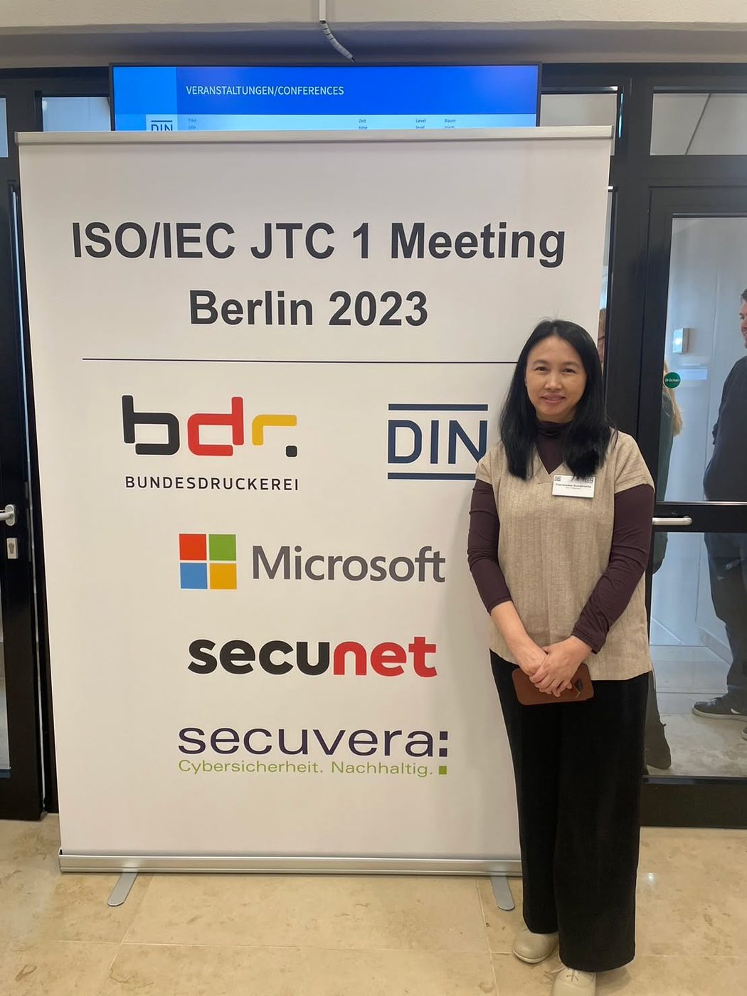 Thanwadee Sunetnanta at the ISO/IEC JTC 1 meeting in Berlin
