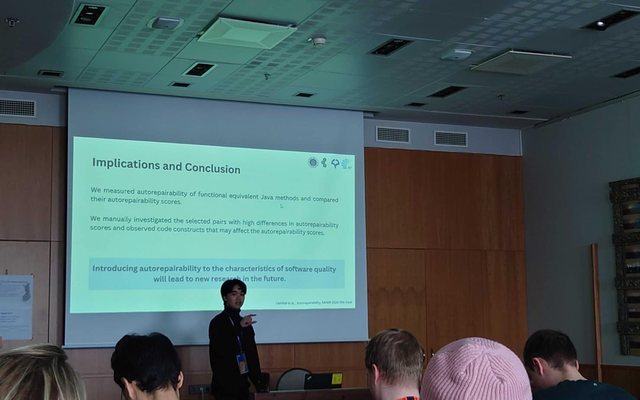 Autorepairability at SANER 2024
