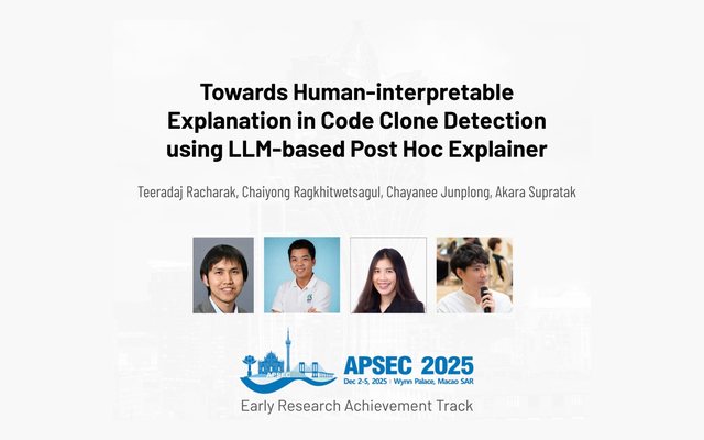 Code clone explanation paper accepted at APSEC 2025