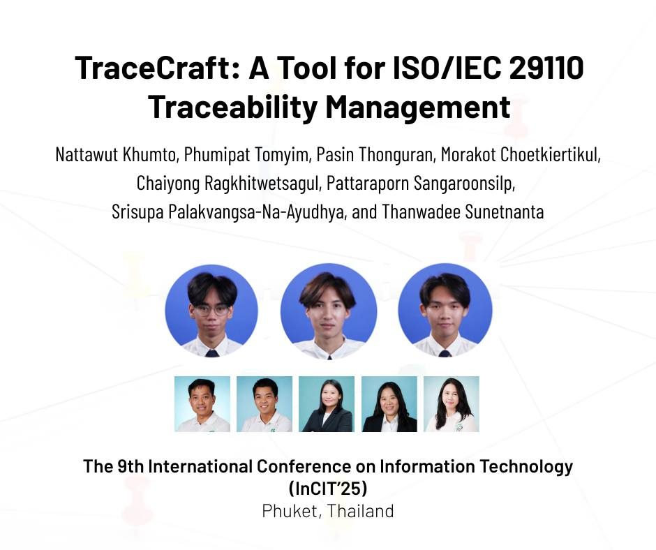 TraceCraft accepted at InCIT 2025
