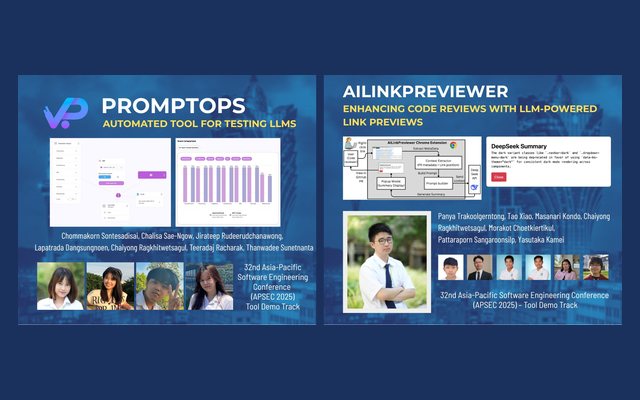 Two tool demos accepted at APSEC 2025