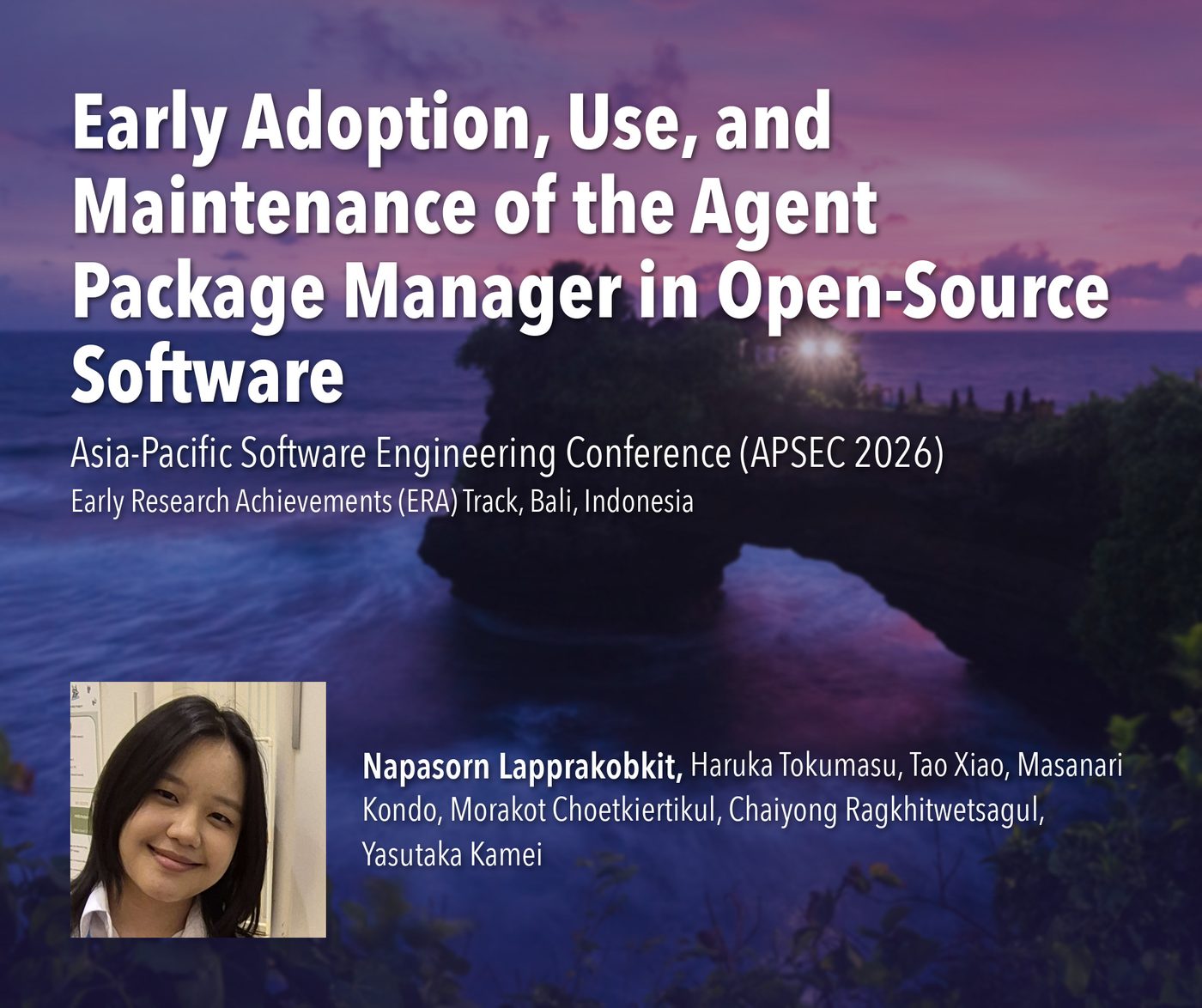 Two papers accepted at APSEC 2026, photo 2